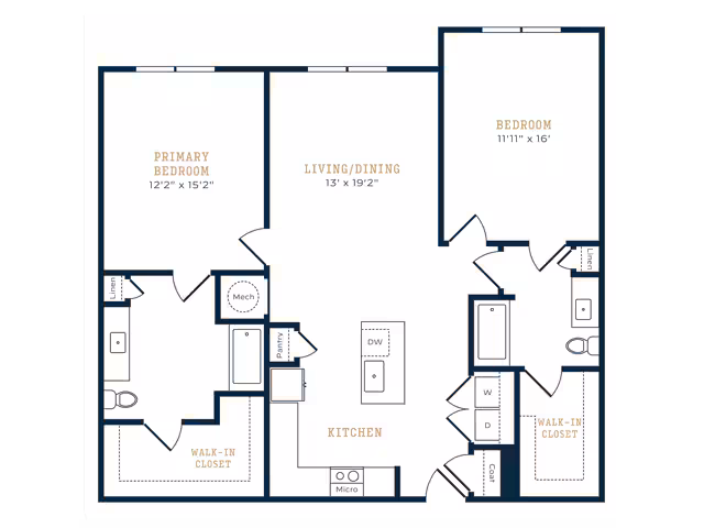Unit 11-1134 11-1134 floor plan